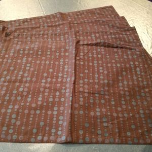 4 Rustic Orange Pacemats